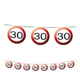   Füzér sebességkorlátozó számos 12m 30-as számmal f05179