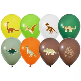 BALONEVI lufi, 12" 30cm, 8db/cs, Wild Jurrassic