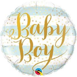 Fólia lufi babaszületésre 18" 45cm - Baby Boy