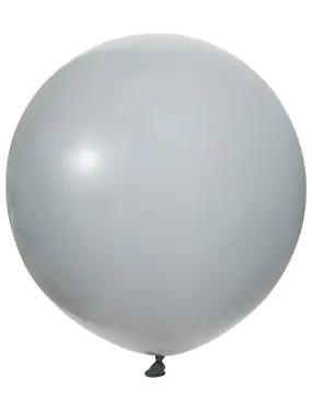 BALONEVI Latex lufi 24" 60cm, 3db/cs, Pastel Gray, Szürke