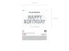Happy Birthday felirat, ezüst 16" fólia betűk, csak levegővel tölthető