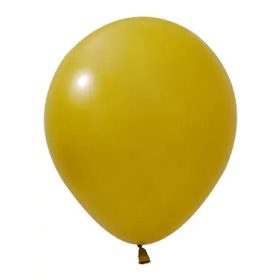   BALONEVI Latex lufi 18" 45cm, 25db/cs, Pastel Mustard, Mustársárga