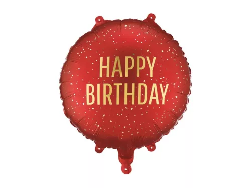 Szülinapi lufi 18" 45cm Happy Birthday