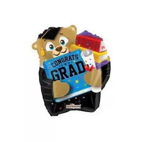 Ballagási óriás fólia lufi 28" 72cm bagoly, 1011085256-28, héliummal töltve