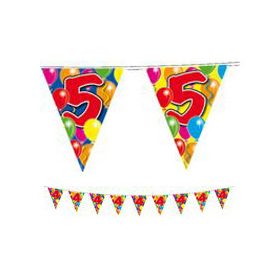 Zászlófüzér 5-ös számmal, 10m, 04535