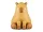 Álló lufi, 31 inch 80 cm Capybara, csak levegővel tölthető