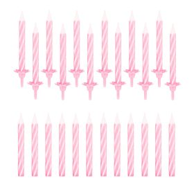 Gyertya, Rózsaszín 24db