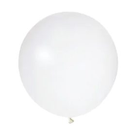   BALONEVI Latex lufi 24" 60cm, 3db/cs, Pastel White, Fehér