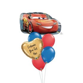   Héliumos luficsokor születésnapra, alkalomra, Verdák, egyedi lufival - INGYENES KISZÁLLÍTÁSSAL