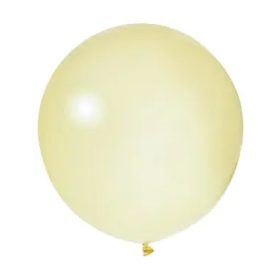   BALONEVI Latex lufi 24" 60cm, 3db/cs, Pastel Vanilia, Vanília