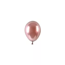   BALONEVI Latex lufi, 5", 13cm, 100db/cs, Chrome Rose Gold, Króm Rosegold, RózsaArany