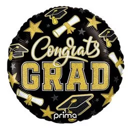Ballagási lufi 18" 45cm Congrats grad