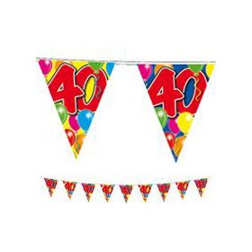 Zászlófüzér 40-es számmal, 10m, 04546