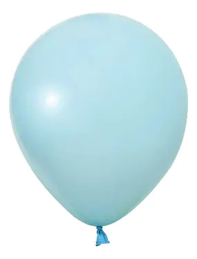 BALONEVI Latex lufi 18" 45cm, 10db/cs, Pastel Macaron Blue, Macaron Kék