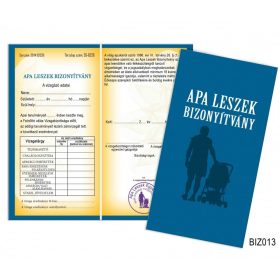 Bizonyítvány, Apa leszek