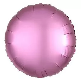 Egyszínű kerek lufi 18" 45cm Chrome mályva, Mauve, 