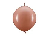 Latex lufi, Linking, 33cm-es, 20db, Dusty Rose