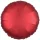 Egyszínű kerek lufi 18" 45cm Chrome Piros, Red