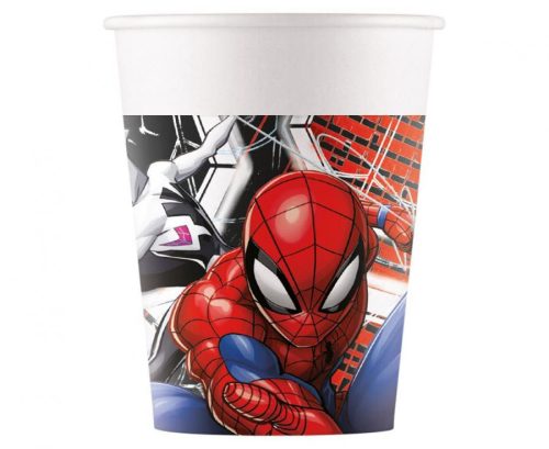 Papírpohár 2dl, 8db, Pókember, Spiderman