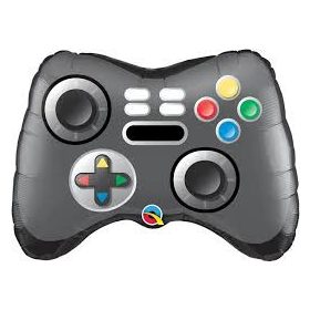   Szülinapi lufi 21" 53cm óriás fólia, Gamer, kontroller