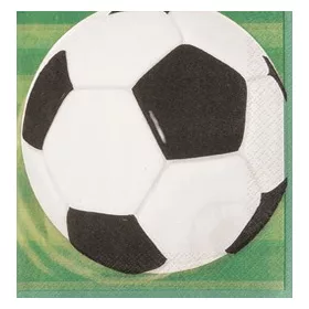 Szalvéta 33x33cm 16db foci, football p27302