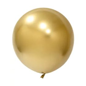   BALONEVI Latex lufi 24" 60cm, 10db/cs, Krom Gold, Króm Arany