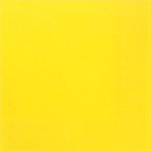 Szalvéta 33x33cm egyszínű 20db sárga p3182
