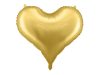 Egyszínű szív fólia lufi 29" 75cm arany szív