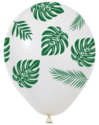 BALONEVI lufi, 12" 30cm, 8db/cs, Pálmalevél