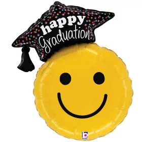 Ballagási lufi 66cm Smile, Happy Graduation