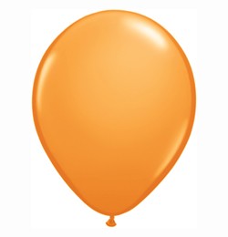 Qualatex 11" (28cm-es) Latex léggömb, standard színek, narancssárga lufi, standard orange
