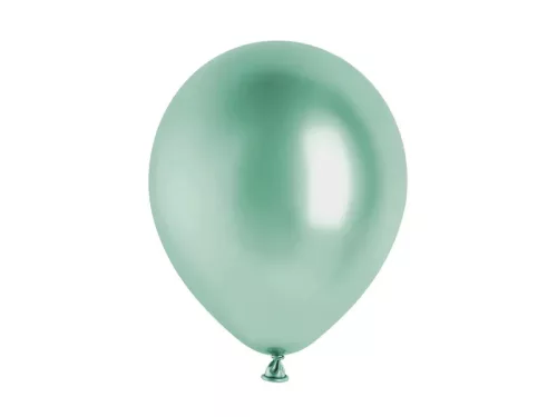 Lufi 12" (30cm-es) chrome, Glossy színek -  10db/csomag, Glossy Zöld