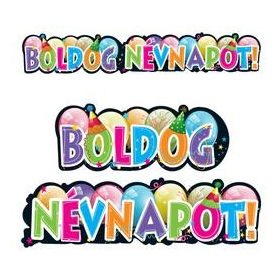 Boldog névnapot banner 148x27cm mb30571