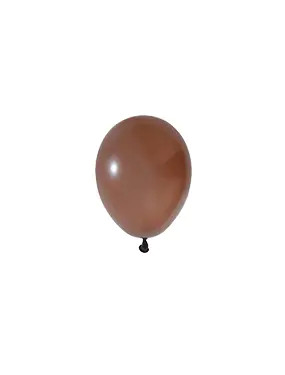 BALONEVI Latex lufi, 5", 13cm, 100db/cs, Pastel Brown, Barna