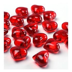 Dekorációs kő, kavics szív 30db, oAH2-21-007