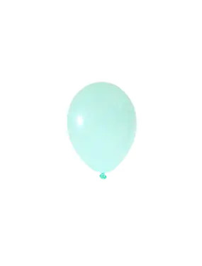 BALONEVI Latex lufi, 5", 13cm, 100db/cs, Pastel Sea Green, Tengerzöld