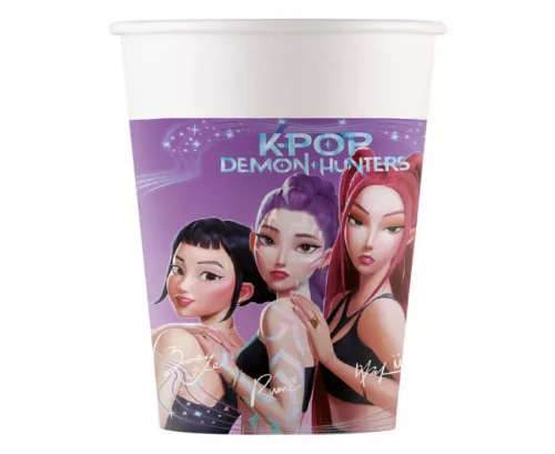 Parpírpohár 250ml 8db, K-Pop