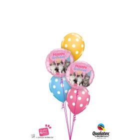   Héliumos luficsokor szülinapra, cirkusz, Happy Birthday - INGYENES GLS szállítással