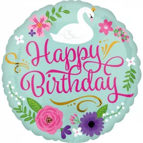 Szülinapi lufi 18" 45cm Happy Birthday