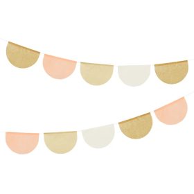 Girland 3m, krém mix