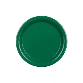 Papírtányér 18cm 6db sötétzöld