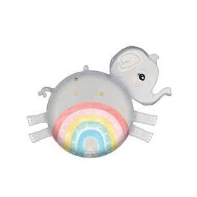 Óriás fólia lufi 39" 100cm elefánt, 16136, héliummal töltve