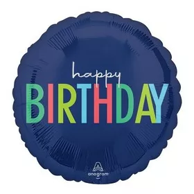 Szülinapi lufi 18" 45cm Happy Birthday!