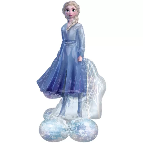 Óriás fólia lufi dekoráció, Airloonz, 54" 137cm Frozen, Elza