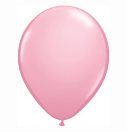 QUALATEX 11" (28cm-es) Latex léggömb, standard színek, rózsaszín lufi, standard pink