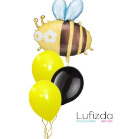   Héliumos luficsokor bármely alkalomra, méhecske - INGYENES KISZÁLLÍTÁSSAL