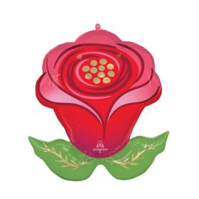 Óriás lufi 30" 76cm Virág, Rózsa