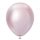Latex lufi 12" (30cm-es) chrome, króm színek -  50db/csomag, Pink Arany
