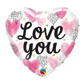 Lufi 18" 45cm "I love you" szív