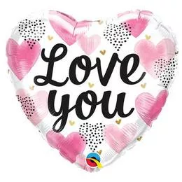 Lufi 18" 45cm "I love you" szív